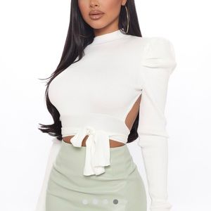 Off white sweater Fashion Nova